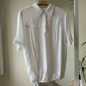 White Shirt Short Sleeves
